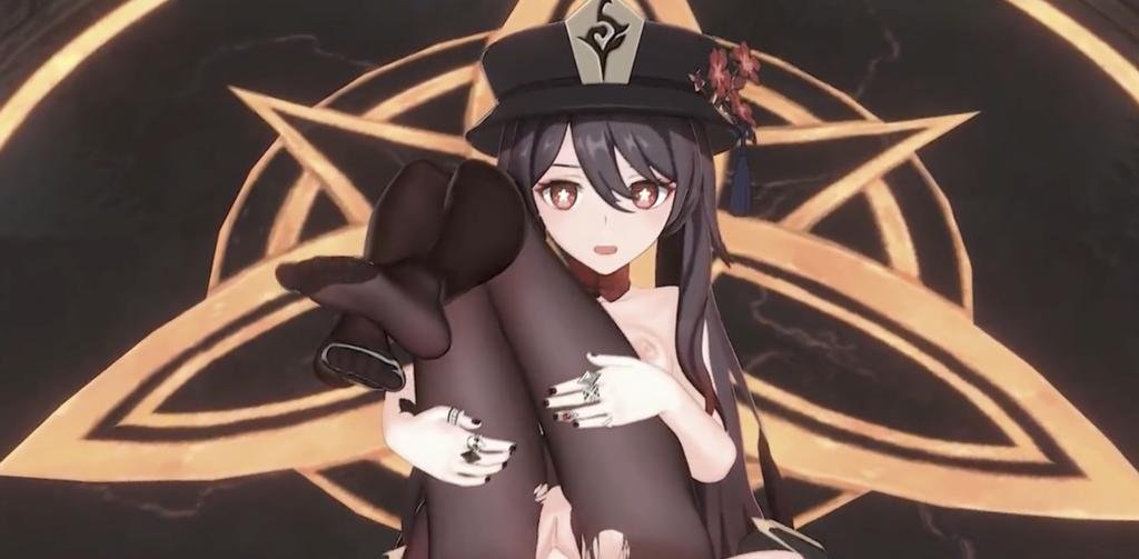 3D甘雨×胡桃激情互操,极致缠绵超带感!